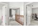 This upstairs hallway features multiple doors and carpeted floors at 4264 Amesbury Pl, Noblesville, IN 46062
