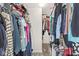 Organized walk-in closet with ample storage space and shelving for clothes and accessories at 4264 Amesbury Pl, Noblesville, IN 46062