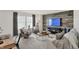 Inviting living room has comfortable seating and a TV for relaxation and entertainment at 4554 Laughter Ln, Indianapolis, IN 46235
