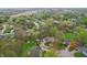 Aerial view of a neighborhood with mature trees and greenery, showcasing a peaceful community at 524 Deerberry Dr, Noblesville, IN 46062