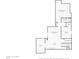 Basement floorplan featuring a gym, kitchen, bedroom, bathroom, and storage at 579 Exmoor Dr, Carmel, IN 46032