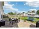 Expansive backyard with a patio and plenty of room for outdoor activities at 5876 E 126Th St, Carmel, IN 46033