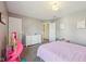 Bright bedroom with a comfortable full bed and fun decor for  at 5876 E 126Th St, Carmel, IN 46033