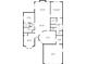 Detailed floor plan showing layout of rooms, including living room, bedrooms, kitchen, and bathrooms at 6337 Whitaker Farms Dr, Indianapolis, IN 46237