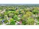 A beautiful view of a lush neighborhood with mature trees and single-Gathering homes at 6837 Doris Dr, Indianapolis, IN 46214