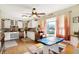 Large kitchen with a breakfast nook and hardwood floors at 6837 Doris Dr, Indianapolis, IN 46214