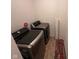 Laundry area with modern washer and dryer units, complete with a decorative rug at 8409 Bolero Way, Camby, IN 46113
