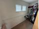 Spacious walk-in closet featuring shelving, hanging rods, and carpeted flooring at 8409 Bolero Way, Camby, IN 46113