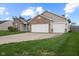 Lovely single-story home with a well-maintained lawn, brick details, and a two-car garage at 901 Palomino Pl, Bargersville, IN 46106