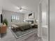 Spacious main bedroom featuring stylish decor and an ensuite bathroom at 901 Palomino Pl, Bargersville, IN 46106
