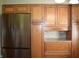 A kitchen that features stainless steel appliances and lovely wooden cabinets at 931 Beech Dr, Greenwood, IN 46142