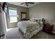 Cozy bedroom with ample natural light, ceiling fan, and neutral decor at 932 Sagittarius Ave, Franklin, IN 46131