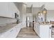 Stylish kitchen boasting granite counters, stainless appliances, and ample cabinet space at 11595 Platt St, Noblesville, IN 46060