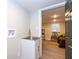 The laundry room features a stainless steel sink and a door to a bedroom at 1641 Iowa St, Indianapolis, IN 46203
