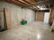 Unfinished basement with concrete walls and exposed beams, ready for customization at 18680 Long Walk Ln, Noblesville, IN 46060