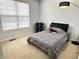 Cozy bedroom with neutral decor, carpet flooring, and natural light from the window at 18680 Long Walk Ln, Noblesville, IN 46060