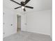 Bedroom featuring neutral carpet and two white doors at 1906 N Park Ave, Indianapolis, IN 46202
