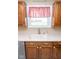Kitchen sink area featuring double basin sink, window, and plenty of counter space at 1970 E 1100 N, Alexandria, IN 46001