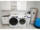 This laundry room features modern appliances and ample storage at 1970 E 1100 N, Alexandria, IN 46001