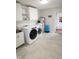 This laundry room features modern appliances and a sink at 1970 E 1100 N, Alexandria, IN 46001