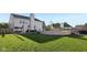 Spacious backyard featuring a well-maintained lawn and above-ground swimming pool at 2116 Crimson Ln, Lebanon, IN 46052