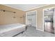 Bedroom with neutral walls, carpet, closet space, and natural light at 2116 Crimson Ln, Lebanon, IN 46052