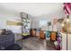 Bonus room with hardwood floors and organized storage, perfect for pet owners at 2116 Crimson Ln, Lebanon, IN 46052