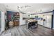 Bright kitchen featuring white cabinets, stainless appliances, and a central kitchen island at 2116 Crimson Ln, Lebanon, IN 46052