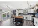 Open-concept kitchen boasting a center island, stainless steel appliances, and ample counter space at 2116 Crimson Ln, Lebanon, IN 46052