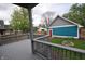 Great backyard space, perfect for entertaining and featuring a lovely fire pit at 2363 N Pennsylvania St, Indianapolis, IN 46205