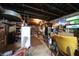 Unfinished basement space with exposed utilities; perfect for storage at 2657 Mars Hill St, Indianapolis, IN 46241