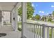 View from the front porch showcasing the neighborhood street and the home's welcoming entrance at 3652 Newberry Rd, Plainfield, IN 46168