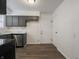 Kitchen with modern cabinets and stainless-steel appliances at 4029 N Euclid Ave, Indianapolis, IN 46226