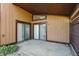 Enclosed patio with sliding glass doors offers a private outdoor space and seamless indoor-outdoor transition at 4107 Zinfandel Way, Indianapolis, IN 46254