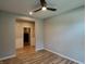 Empty living room with wood flooring at 4734 Cleome Dr, Plainfield, IN 46168