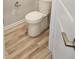 Close-up of a white toilet in a bathroom setting at 4734 Cleome Dr, Plainfield, IN 46168