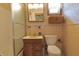 Bathroom with vanity and storage and shower with sliding doors at 489 Highland St, Morgantown, IN 46160