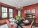 Beautiful dining room with a chandelier and views of the kitchen at 5181 E Pleasant Run Pkwy S Dr, Indianapolis, IN 46219