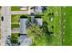 Birds-eye view of tidy home with a gray roof and nice lot in residential neighborhood at 57 Hadley St, Mooresville, IN 46158