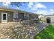 Spacious backyard featuring a patio with outdoor seating, perfect for entertaining guests at 57 Hadley St, Mooresville, IN 46158