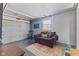 A cozy living area with comfortable seating and an accent rug at 57 Hadley St, Mooresville, IN 46158