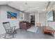 A cozy living area with comfortable seating and a view to the future bedroom at 57 Hadley St, Mooresville, IN 46158