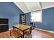 The dining room has natural light, and hardwood floors at 601 Shady Ln, Greenwood, IN 46142