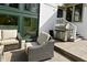 Outdoor patio with stylish seating and stainless steel grill, perfect for outdoor cooking and entertaining at 728 Christin Ct, Plainfield, IN 46168