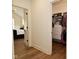 Organized walk-in closet with custom shelving and ample storage space at 728 Christin Ct, Plainfield, IN 46168