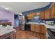 Spacious kitchen with stainless steel appliances and ample counter space at 8031 Edgewood Ct, Plainfield, IN 46168