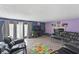 Cozy living room with fireplace and comfortable seating, ideal for relaxation and entertainment at 8031 Edgewood Ct, Plainfield, IN 46168