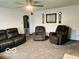 Cozy living room with comfortable seating arrangements and modern decor, ideal for entertaining at 908 E 32Nd St, Anderson, IN 46016