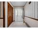 Foyer featuring closet space and a front door with glass panes at 9303 Leroy Rd, Brownsburg, IN 46112