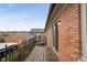 Private balcony offering outdoor space and neighborhood views at 1151 Canterbury Ct # D, Indianapolis, IN 46260
